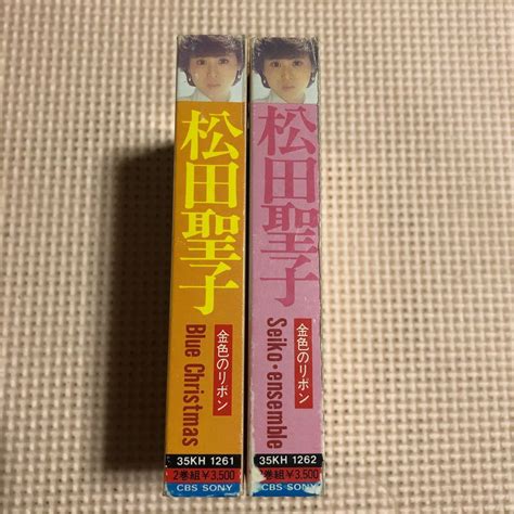 Yahooオークション 松田聖子 金色のリボン 国内盤2本組カセットテープ