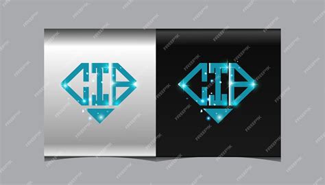 Premium Vector | Cib initial modern logo design vector icon template