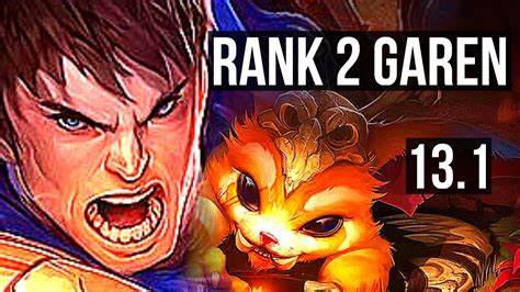 Garen Vs Gnar Top Rank Garen Legendary K Mastery