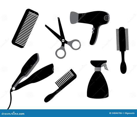 Devices For Hair Care Royalty Free Stock Image - Image: 34846786