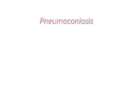 Solution Occupational Disease Classification Pneumoconiosis And Berlliyum Lung Disease Complete