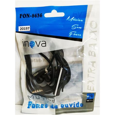 Fone De Ouvido Inova FON 8636 Microfone Shopee Brasil