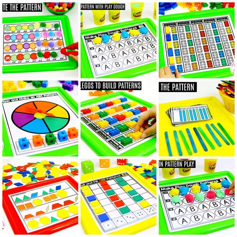preschool math patterns patterns math kindergarten teaching math