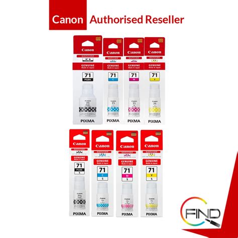 Canon Gi Gi S Pgbk C M Y Ink Cartridge For G G G G