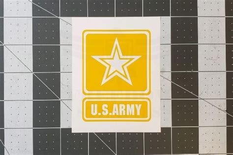 Army Logo Stencil - Freedom Stencils