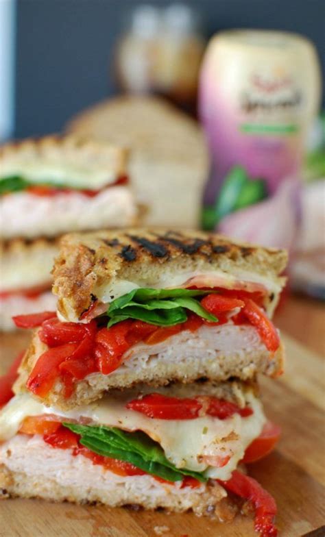 Mediterranean Turkey Hummus Panini Makes A Great Lunch Packing Your Favorite Mediterranean