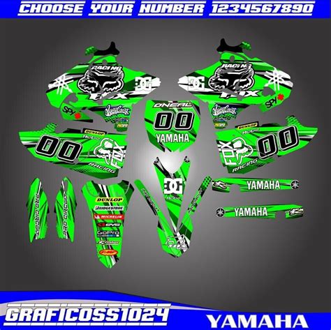 Yamaha Yz Graphics Full Kit Yamaha Vinyl Decals