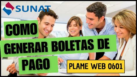 Aprende A Generar Boleta De Pago Desde Plame Web YouTube