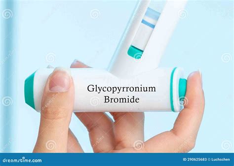 Glycopyrronium Bromide Medical Inhalation Stock Image - Image of ...