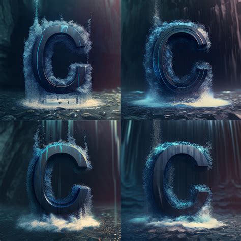 Letter C Wallpaper 3d