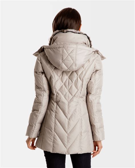 Holly Quilted Down Coat For Women London Fog Outwear Women