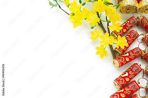 Chinese New Year decorations Stock Photo | Adobe Stock