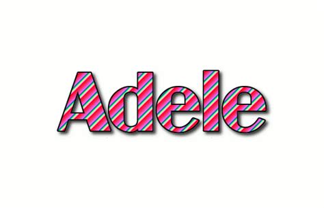 Adele Logotipo Ferramenta De Design De Nome Grátis A Partir De Texto