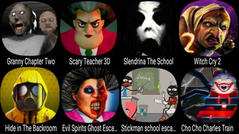 Granny Chapter Two Scary Teacher 3D Slendrina The School Witch Cry 2