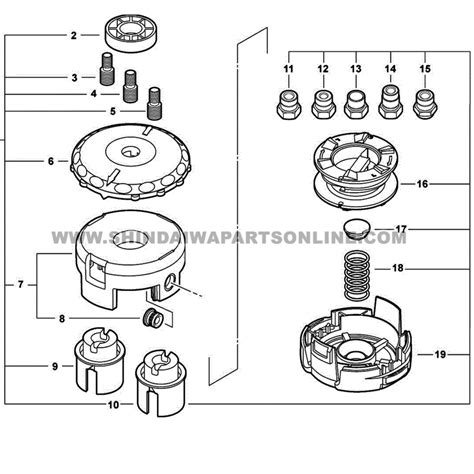 Shindaiwa T261 Trimmer Head 78890 30000 Oem