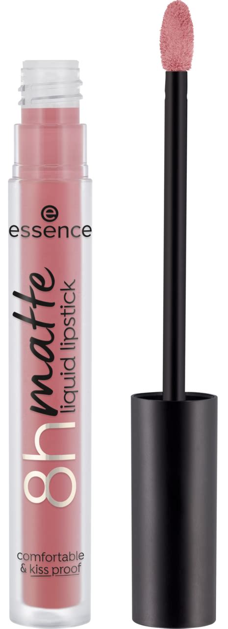 ESSENCE 8h Matte pomadka w płynie nr 04 Rosy Nude 2 5 ml