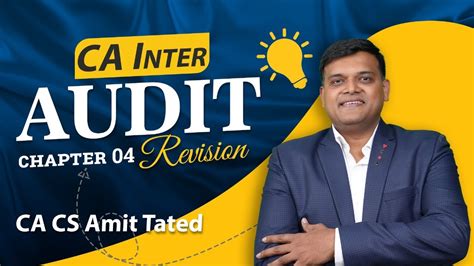 Ca Inter Audit Ch Revision Part Nov By Ca Cs Amit