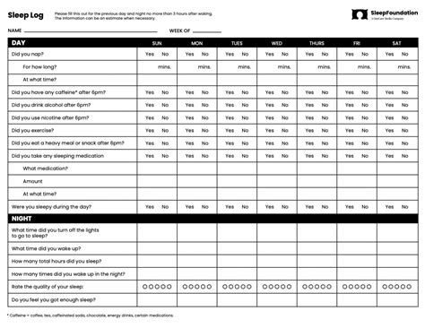Sleep Diary How And Why You Should Keep One Sleep Foundation