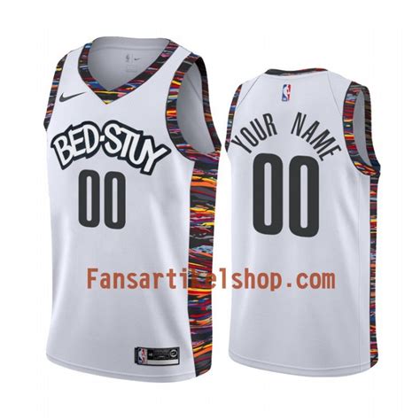 Nba Brooklyn Nets Trikot Benutzerdefinierte Nike 2019 2020 City Edition