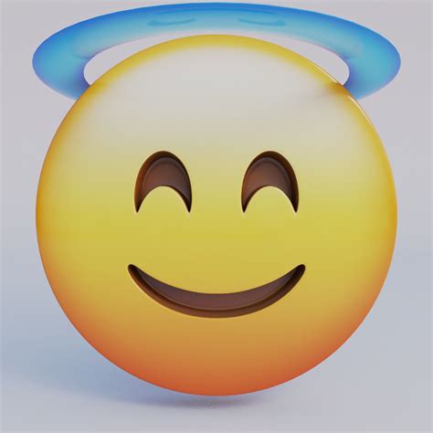 3D Model 3D Emoji Set With 25 Emojis VR AR Low Poly CGTrader