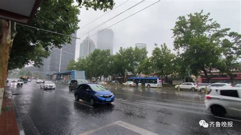 山东暴雨、雷电、大风三预警齐发：泰安、济南等9地局部大暴雨 国内 海南网络广播电视台