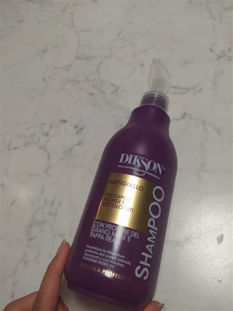 Dikson Shampoo Antigiallo per Capelli Blondi e Decolorati - 500 ml ...