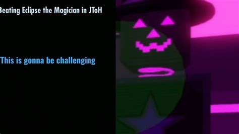 Jtoh Halloween Boss Eclipse The Magician Youtube