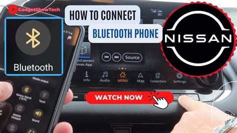 Nissan How To Connect Bluetooth Pairing Smartphone Setup Qashqai Juke