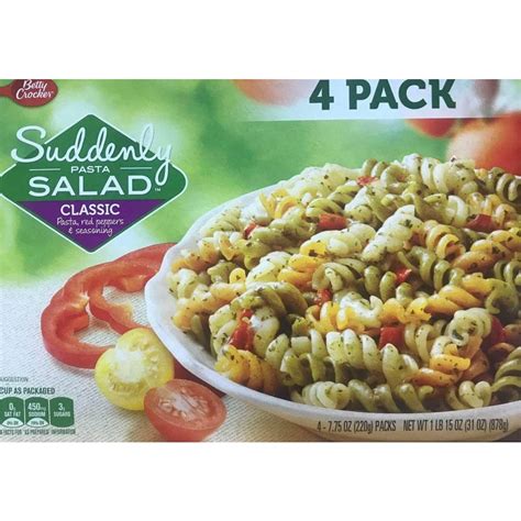 Betty Crocker Suddenly Pasta Salad 775oz Box Pack Of 4 Shelhealth