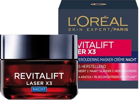 L Oréal Paris Lot de 3 crèmes pour le visage crème de nuit