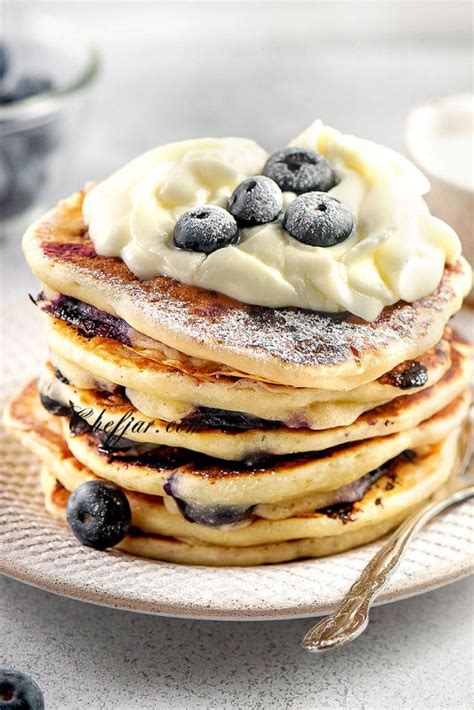 Blueberry Buttermilk Pancakes Chefjar