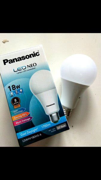 Jual Lampu Led 18w 18 Watt Panasonic Led Bulb 18 Watt Led Plafon Di