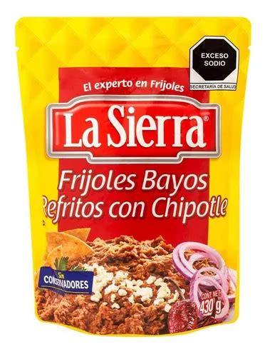 Frijoles La Sierra Bayos Con Chipotle Refritos G Mercadolibre