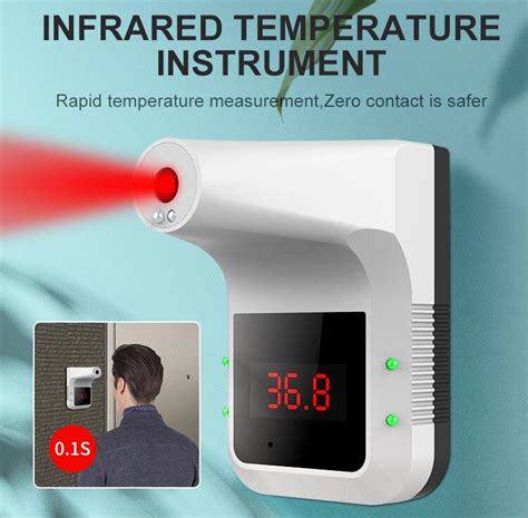 M3 Electronic Infrared Thermometer Bluetooth App Wall Mounted Ba8tech Factory Store