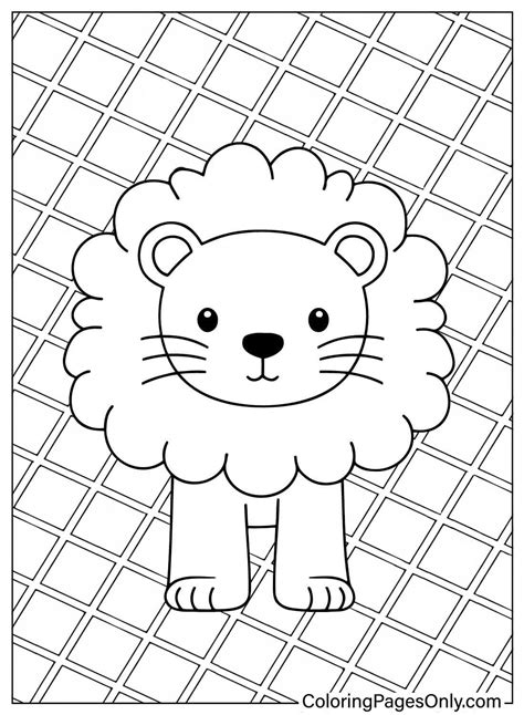 45 Coloriages De Lions ColoringPagesOnly