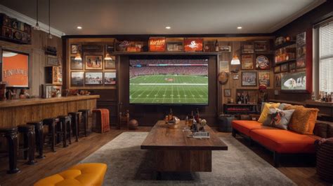 How to Create the Ultimate Sports-Themed Man Cave Sanctuary - Man Cave ...