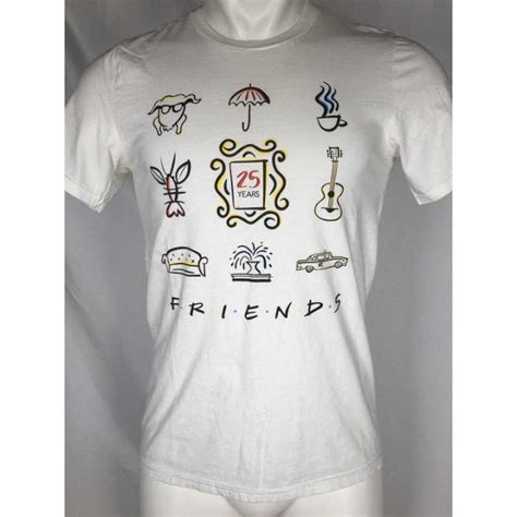 FRIENDS Warner Bros Studio Tour 25 Years White T-Shir… - Gem