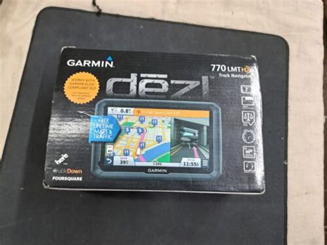 Garmin Dezl 770 LMT 7 GPS Truck Navigator GTM 60 Receiver Bundle 010