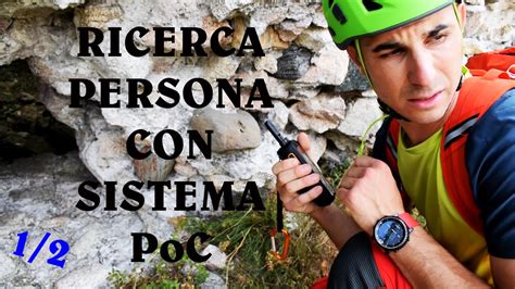 Ricerca Persona Con Sistema PoC Uso Del Sistema Di Tracciamento E