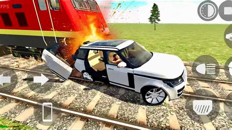 Indian Bikes Driving D Range Rover Vs Train Takkar Beamng Drive