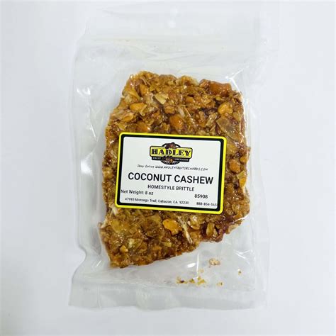 Coconut Cashew Homestyle Brittle Hadley Fruit Orchards