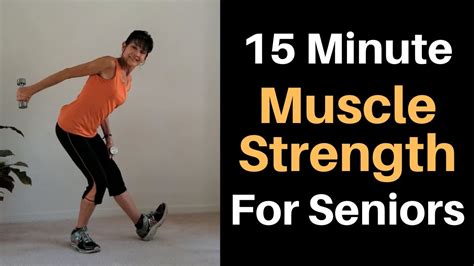 15 Minute Senior Strength Workout – WeightBlink