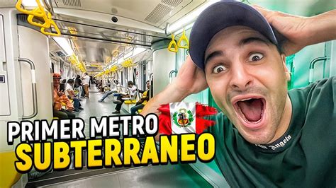 El Primer Metro SubterrÁneo Del Peru ¿es Una Copia Youtube