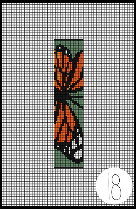 Monarch Butterfly Loom Bracelet Patterns Bead Loom Designs Loom Beading