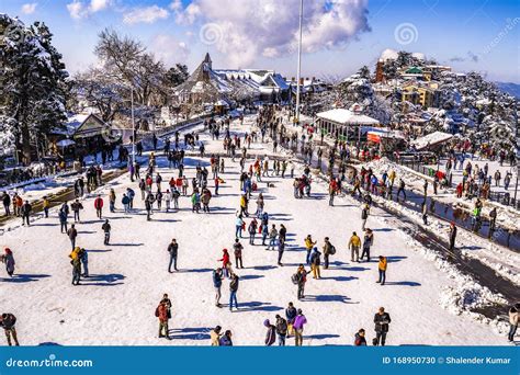 Most Beautiful Images In The Mall Road Shimla India