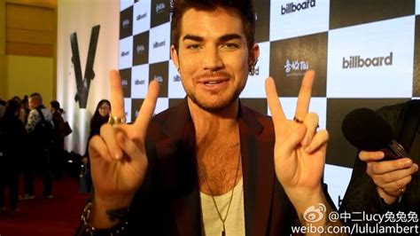 Adam Lambert At The Billboard And Vchart China America