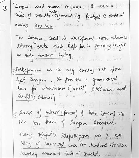 Q.1 Comment on the significance of the Sangam literature as a source for understanding the ...