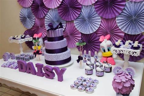 Daisy Duck Themed Birthday Party Full Of Fabulous Ideas Via Karas