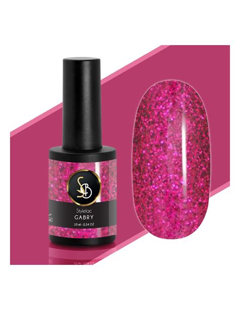 Smalto Semipermanente Fucsia Glitter Gabry