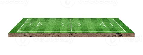 Green Grass Soccer Or Football Field Isolated 10870340 Png